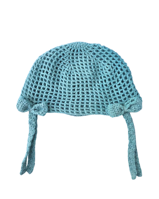 Turquoise bow hat
