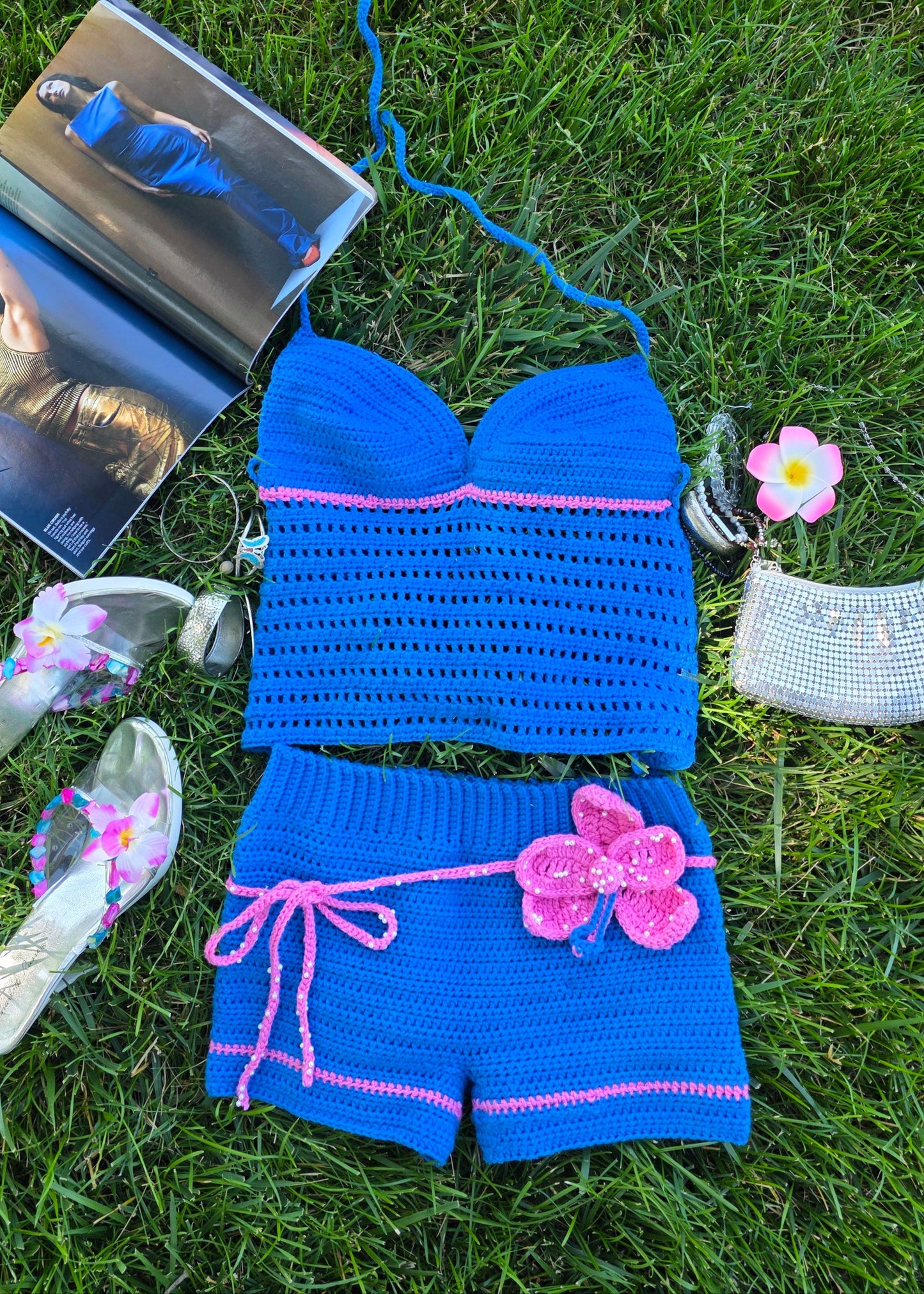 orchid crochet set