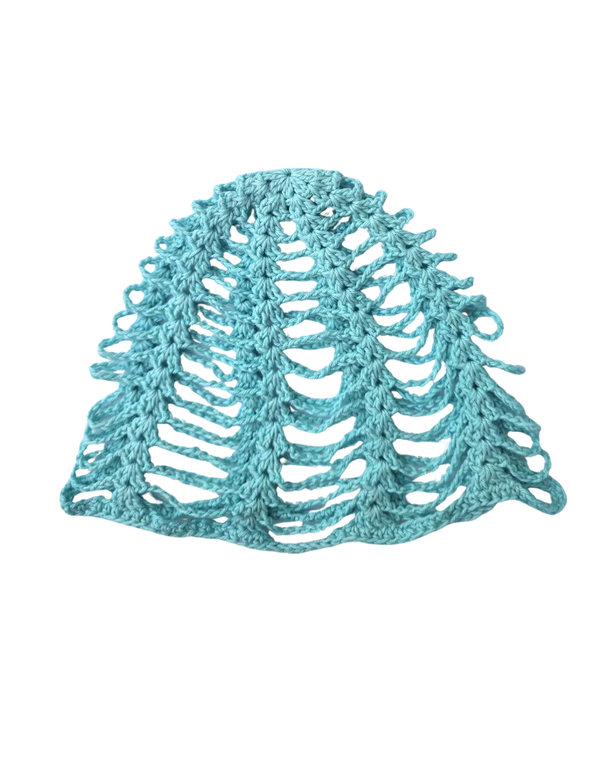 Turquoise hat